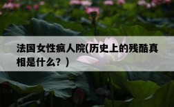 法國女性瘋人院，歷史上的殘酷真相是什么？