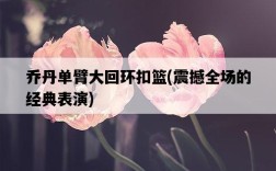 喬丹單臂大回環扣籃，震撼全場的經典表演