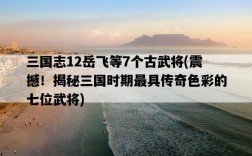 三國志12岳飛等7個古武將，震撼！揭秘三國時期最具傳奇色彩的七位武將