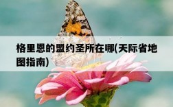 格里恩的盟約圣所在哪，天際省地圖指南