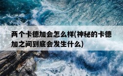 兩個卡德加會怎么樣，神秘的卡德加之間到底會發生什么