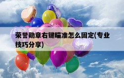 榮譽勛章右鍵瞄準怎么固定，專業技巧分享