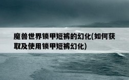 魔獸世界鎖甲短褲的幻化，如何獲取及使用鎖甲短褲幻化