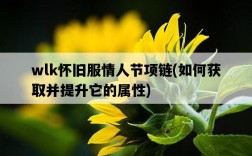 wlk懷舊服情人節項鏈，如何獲取并提升它的屬性