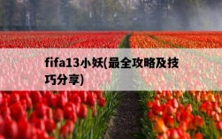 fifa13小妖，最全攻略及技巧分享