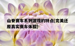 山脊賽車系列游戲的特點，完美還原真實賽車體驗