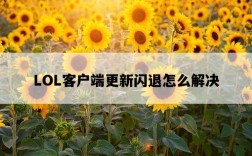 LOL客戶端更新閃退怎么解決