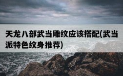 天龍八部武當雕紋應該搭配，武當派特色紋身推薦