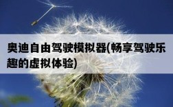 奧迪自由駕駛模擬器，暢享駕駛樂趣的虛擬體驗
