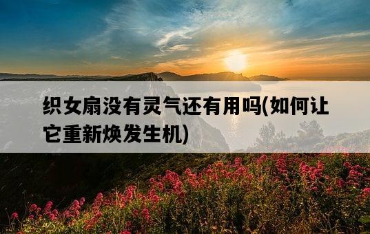 織女扇沒有靈氣還有用嗎，如何讓它重新煥發生機-圖1