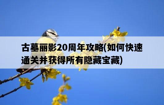 古墓麗影20周年攻略，如何快速通關并獲得所有隱藏寶藏-圖1