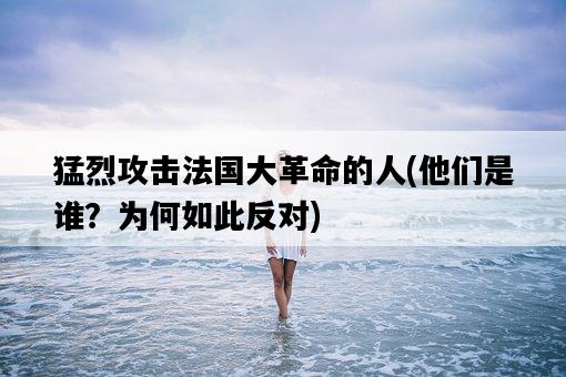 猛烈攻擊法國大革命的人，他們是誰？為何如此反對-圖1