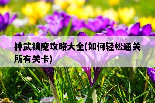 神武鎮魔攻略大全，如何輕松通關所有關卡-圖1