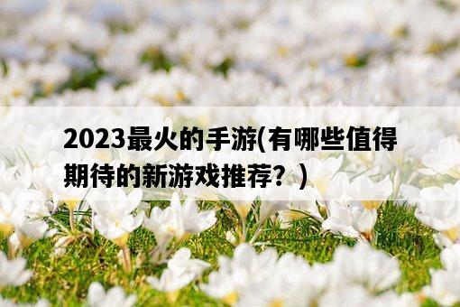 2023最火的手游，有哪些值得期待的新游戲推薦？-圖1