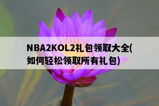 NBA2KOL2禮包領取大全，如何輕松領取所有禮包-圖1