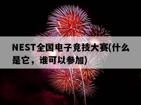 NEST全國電子競技大賽，什么是它，誰可以參加-圖1