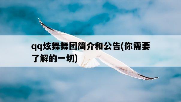 qq炫舞舞團簡介和公告，你需要了解的一切-圖1