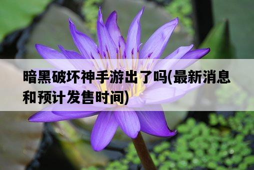 暗黑破壞神手游出了嗎，最新消息和預計發售時間-圖1