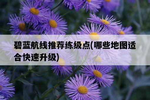 碧藍航線推薦練級點，哪些地圖適合快速升級-圖1