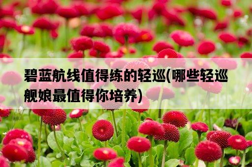 碧藍航線值得練的輕巡，哪些輕巡艦娘最值得你培養-圖1
