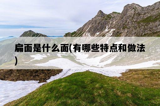 扁面是什么面，有哪些特點和做法-圖1