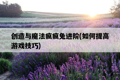 創造與魔法瘋瘋兔進階，如何提高游戲技巧-圖1