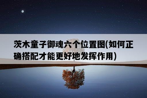 茨木童子御魂六個位置圖，如何正確搭配才能更好地發揮作用-圖1