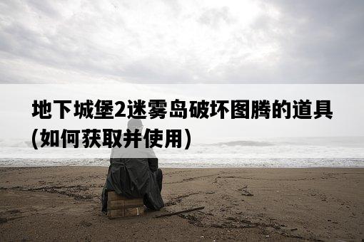 地下城堡2迷霧島破壞圖騰的道具，如何獲取并使用-圖1