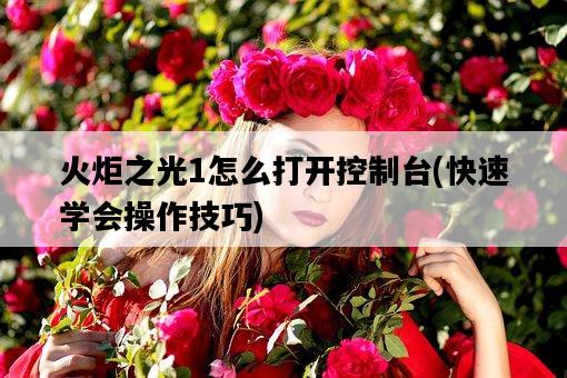 火炬之光1怎么打開控制臺，快速學會操作技巧-圖1