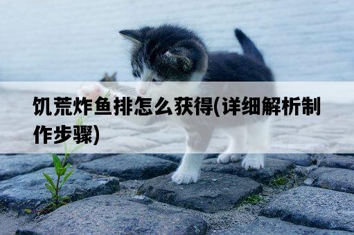 饑荒炸魚排怎么獲得，詳細解析制作步驟-圖1