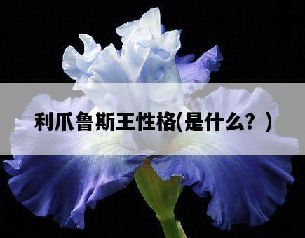 利爪魯斯王性格，是什么？-圖1