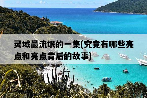 靈域最流氓的一集，究竟有哪些亮點和亮點背后的故事-圖1