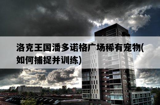 洛克王國潘多諾格廣場稀有寵物，如何捕捉并訓練-圖1