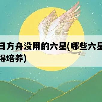 明日方舟沒用的六星，哪些六星不值得培養-圖1