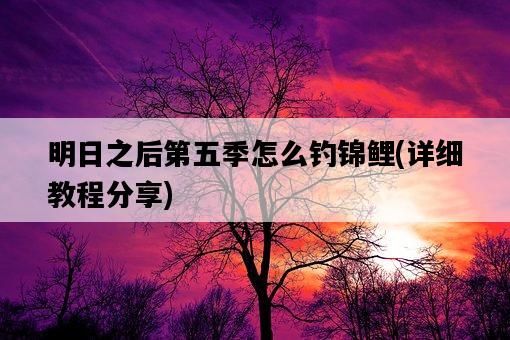 明日之后第五季怎么釣錦鯉，詳細教程分享-圖1
