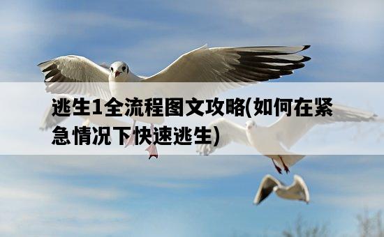 逃生1全流程圖文攻略，如何在緊急情況下快速逃生-圖1