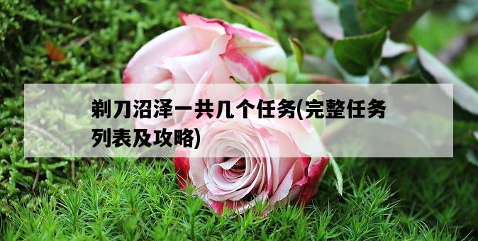 剃刀沼澤一共幾個任務，完整任務列表及攻略-圖1