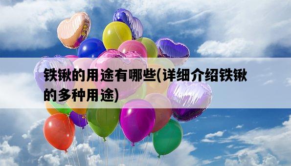 鐵鍬的用途有哪些，詳細介紹鐵鍬的多種用途-圖1