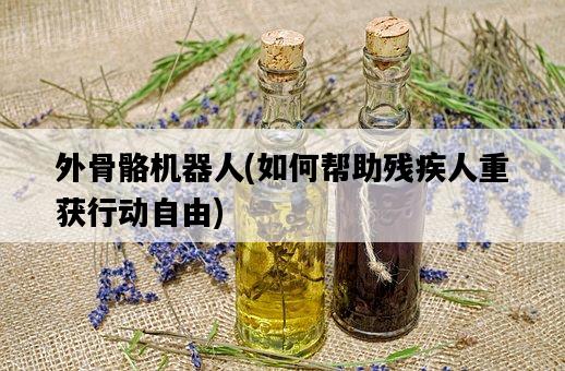 外骨骼機器人，如何幫助殘疾人重獲行動自由-圖1