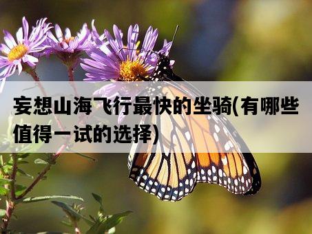妄想山海飛行最快的坐騎，有哪些值得一試的選擇-圖1