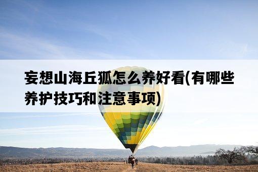 妄想山海丘狐怎么養好看，有哪些養護技巧和注意事項-圖1