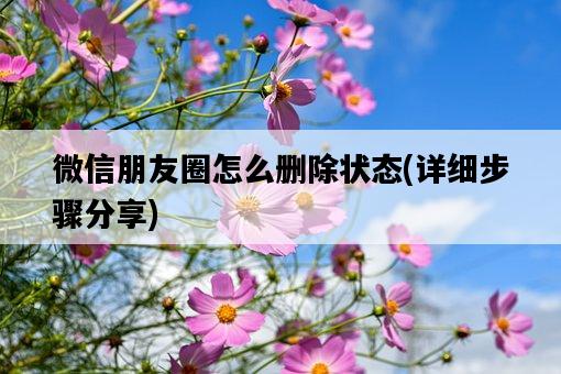 微信朋友圈怎么刪除狀態，詳細步驟分享-圖1