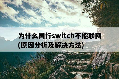 為什么國行switch不能聯網，原因分析及解決方法-圖1