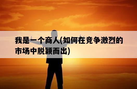 我是一個商人，如何在競爭激烈的市場中脫穎而出-圖1