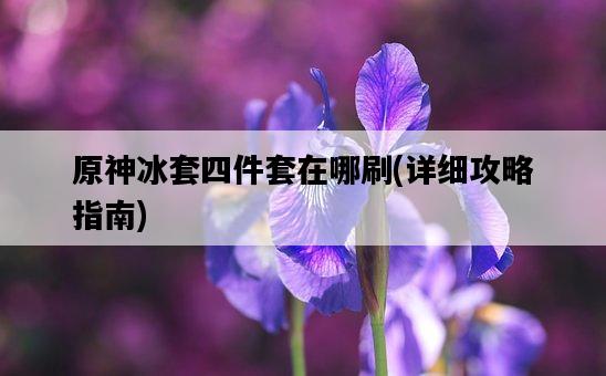 原神冰套四件套在哪刷，詳細攻略指南-圖1