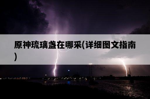 原神琉璃盞在哪采，詳細圖文指南-圖1