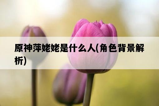 原神萍姥姥是什么人，角色背景解析-圖1