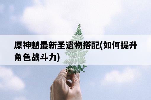 原神魈最新圣遺物搭配，如何提升角色戰斗力-圖1