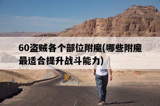 60盜賊各個部位附魔，哪些附魔最適合提升戰斗能力-圖1