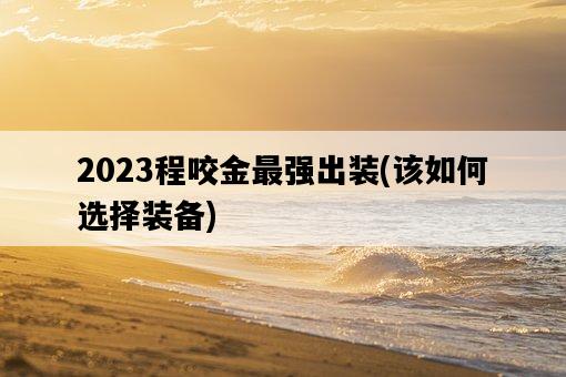 2023程咬金最強出裝，該如何選擇裝備-圖1